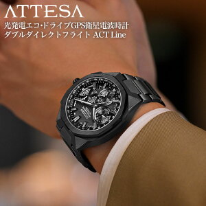 V`Y rv AebT \[[GPSqdgv@_u_CNgtCg CITIZEN ATTESA ACT Line@Eco-Drive Black Titanium Y ubN v GREhCuGPSqdgv CC4105-69E lC 
