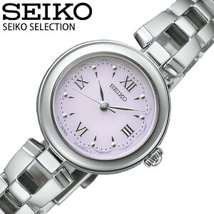 【~27日1時まで 200円引きクーポン付】ソーラー セイコー 腕時計 SEIKO 時計 セイコーセレクション SELECTION 10気圧防水 レディース 女性 ベビーピンク ピンク ソーラー腕時計 耐磁 ステンレス ス