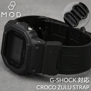 [G-SHOCK Ή]MOD CROCO ZULU STRAP Gshock oh W[VbN GVbN  xg 5600 5600BB 2100 ւoh rv ւxg v NATO ^Cv ig[ vxg voh {v NR ^ 