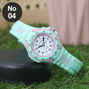 【ギフトポーチ同梱】 腕時計 キッズウォッチ カクタス 防水 キッズ 時計 子ども 孫 小学生 幼稚園 遠足 プール おでかけ 誕生日 子供 幼児 アナログ プレゼント ギフト 子供用 キッズ時計 女