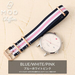 yPCgXy[h KATE SPADE ΉzMOD NYLON STRAP CHIFFON iC ig[ Xgbv NATO ւxg ւoh p iCxg Vo[ [YS[h  uh i {