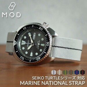 ySEIKO ^[gV[Y Ήz}[iViXgbv 22mm  tXCR fUC Xgb` iC xg MARINE NATIONALE ւ Xgbv oh NYLON BELT v rv 