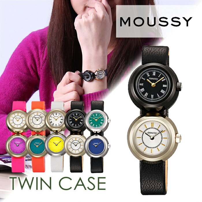 楽天市場】マウジー 腕時計 ツイン ケース MOUSSY Twin Case