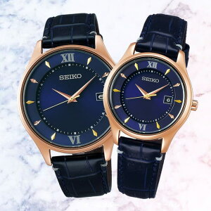 楽天市場 セイコーセレクション ペアウォッチ ソーラー 時計 Seiko Selection 腕時計 メンズ レディース ネイビー Stpx アナログ ピンクゴールド ペアコーデ カップル 夫婦 ビジネス ファッション カジュアル シンプル人気 かわいい 誕生日 記念日 祝い プレゼント