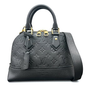 LOUIS VUITTON 展示品級 ルイヴィトン ネオアルマBB モノグラムアンプラント ノワール 2way ハンドバッグ ショルダーバッグ M44829 レザー RFID確認済 ブラック クロスボディ ポシェット LV ヴィトン SAランク 中古 鑑定済 ヴィトンバッグ