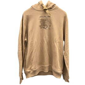 BURBERRY バーバリー スウェット セットアップ パーカー ハーフパンツ ウエストゴム 8069765 8069769 コットン ブラウン ラバーロゴ プルオーバー フーディ ショーツ #M #XS Bランク 中古 鑑定済 バーバリースウェット