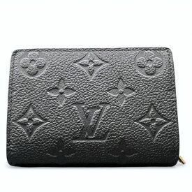 LOUIS VUITTON 現行品 展示品級 ルイヴィトン ポルトフォイユ クレア モノグラムアンプラント ノワール 二つ折り財布 M80151 グレインカーフ レザー RFID確認済 ブラック ミニ財布 ギフト プレゼント ヴィトン LV 美品 SAランク 中古 鑑定済 ヴィトン財布【定価124,300円】