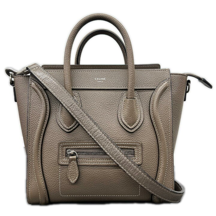 楽天市場】CELINE 美品 セリーヌ ラゲージ ナノ ショッパー 2way 