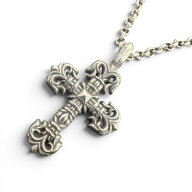 【楽天スーパーSALE】CHROME HEARTS 希少 極美品 クロムハーツ Filigree Cros フィリグリークロス 20inch…