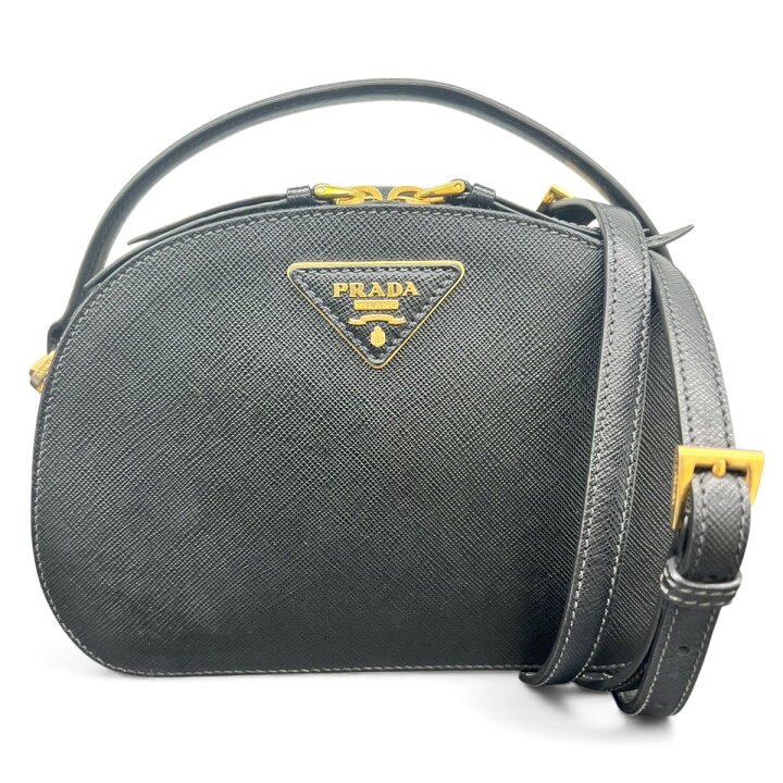 美品☆ プラダ 2way ショルダーバッグ ヴィッテロ チェーン オール 