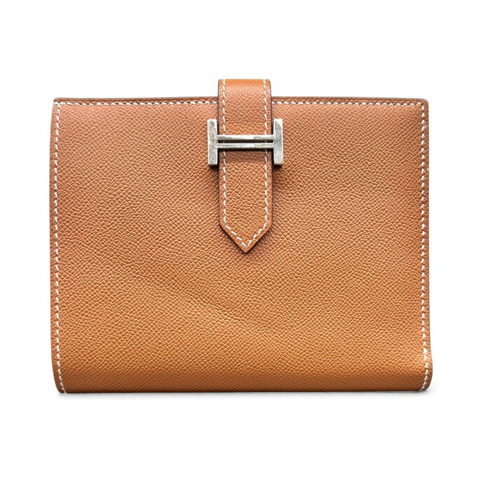 楽天市場】HERMES エルメス 極美品 ベアンコンパクト 二つ折り財布 K 