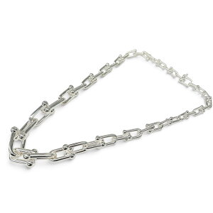 TIFFANY 極美品 ティファニー ハードウェア グラジュエイテッド リンク ネックレス シルバー SV925 107