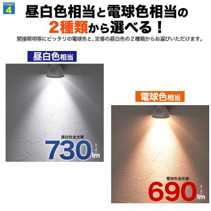 楽天市場】【10個セット】5年保証 LED電球 E11 調光器対応 COBタイプ 