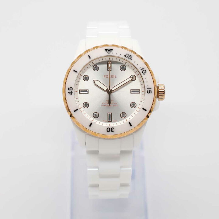 楽天市場】FOSSIL フォッシル CE1107 セラミック ホワイト文字盤 