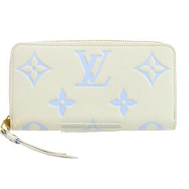 【中古】 LOUIS VUITTON ルイ・ヴィトン M83308 ジッピー ウォレット　アンプラント ラテホワイト 1131