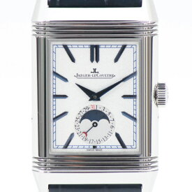 【中古】 JAEGER-LECOULTRE ジャガー ルクルト レベルソ・トリビュート・ムーン メンズ腕時計 Q3958420 メンズ ムーンフェイズ 腕時計 855