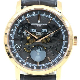 【中古】 VACHERON CONSTANTIN ヴァシュロンコンスタンタン メンズ腕時計 4020T/000R-B654 トラディショナル・コンプリートカレンダー・オープンフェイス 911