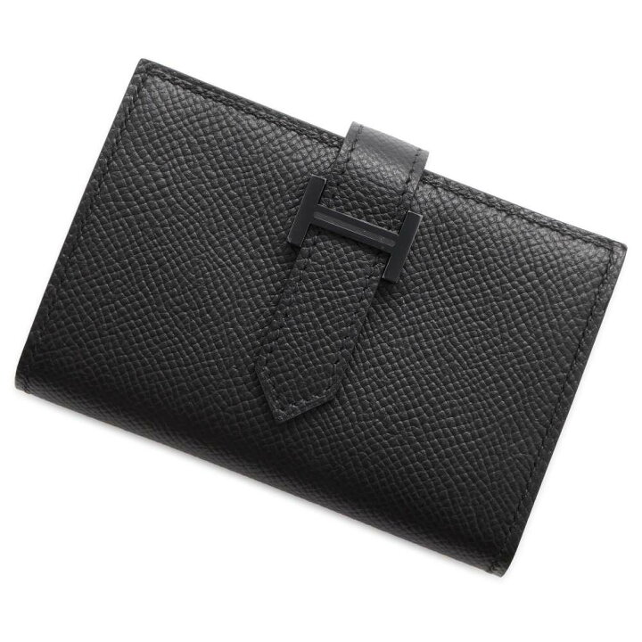 楽天市場】エルメス カードケース ベアン ミニ モノクローム ブラック  