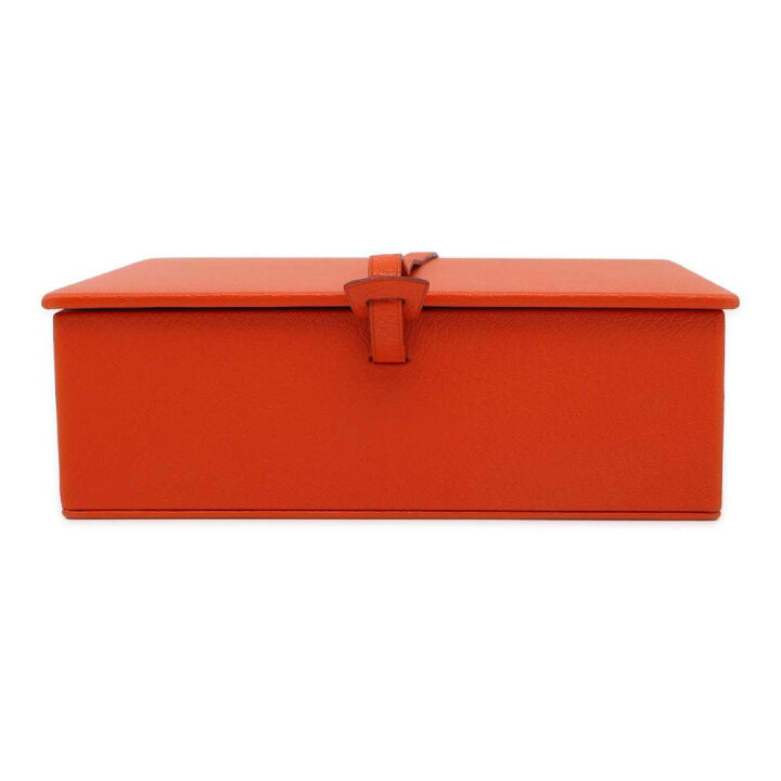 楽天市場】エルメス ボックス オレンジ シェブルミゾル HERMES 小物 