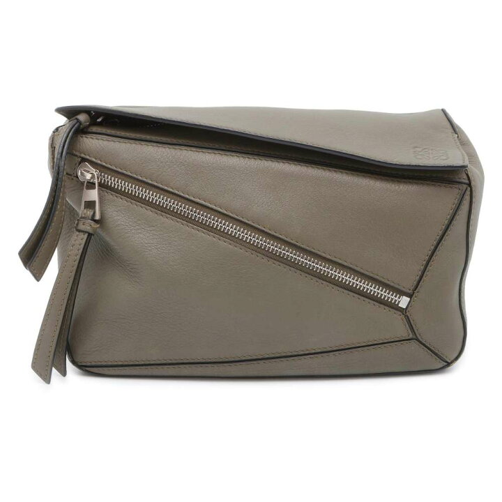 中古良品 LOEWE ロエベ ボディバッグ バムバッグ ミニ パズル メンズ  