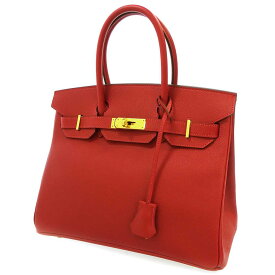 エルメス バーキン30 ルージュカザック/ゴールド金具 ヴォーエプソン C刻印 HERMES Birkin ハンドバッグ 【中古】 エルメス バーキン エルメス バッグ エルメス レディース HERMES Birkin HERMES BAG