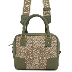 ロエベ ハンドバッグ スクエア アナグラム アマソナ19 キャンバス A039N10X02 LOEWE 2way 【安心保証】 【中古】 ロエベ バッグ レディース LOEWE BAG