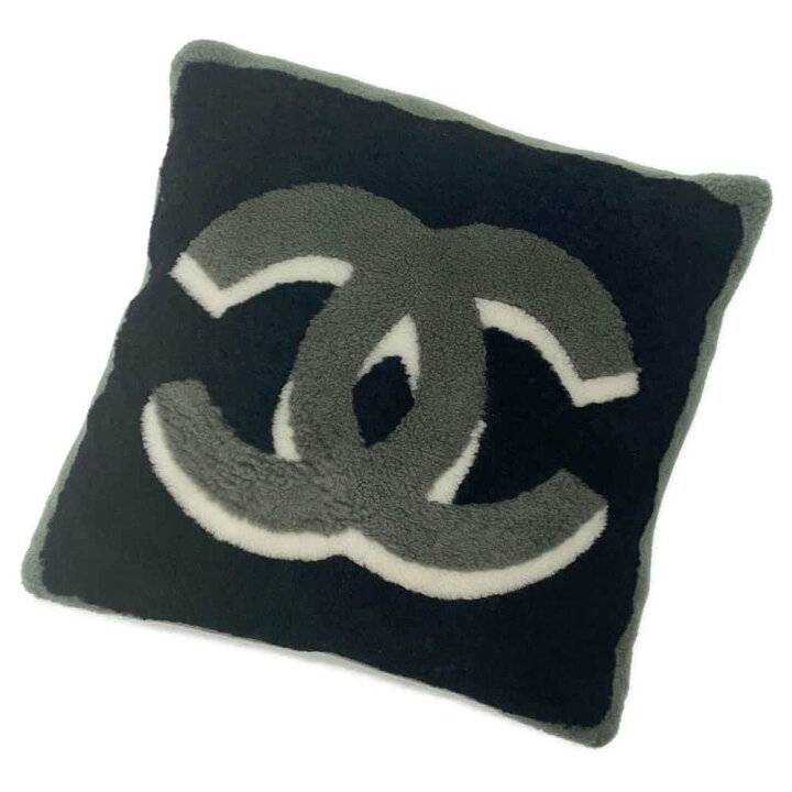 楽天市場】シャネル クッション ココマーク ムートン カシミヤ CHANEL 