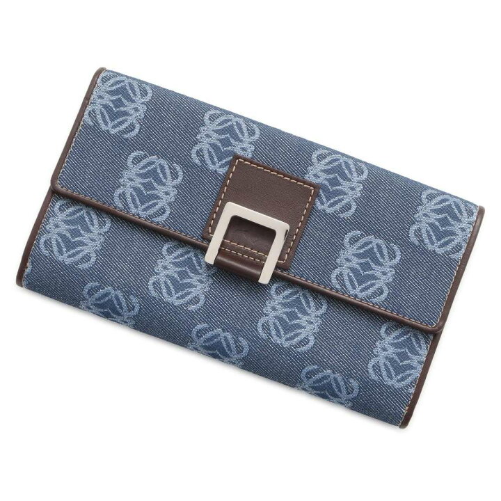 楽天市場】ロエベ 長財布 アナグラム デニム レザー LOEWE 財布 【安心 