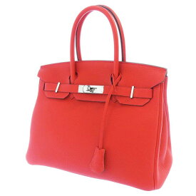 エルメス バーキン30 ルージュカザック/シルバー金具 トゴ Y刻印 HERMES Birkin ハンドバッグ 【安心保証】 【中古】 エルメス バーキン エルメス バッグ エルメス レディース HERMES Birkin HERMES BAG