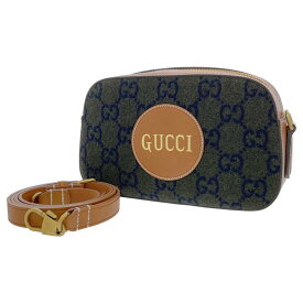 グッチ ショルダーバッグ スクリプトロゴ ウール レザー 671625 GUCCI バッグ 【安心保証】 【中古】 グッチ バッグ グッチ レディース GUCCI BAG