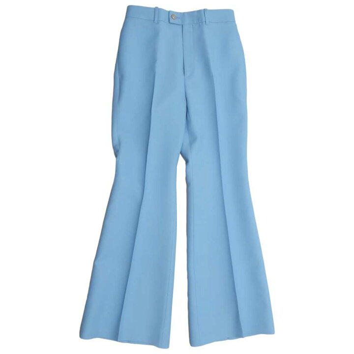 楽天市場】グッチ ボトムス クロップド フレア パンツ シルク 