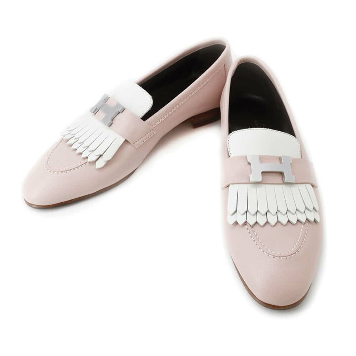 HERMES エルメス☆ロワイヤル モカシン ローファー37