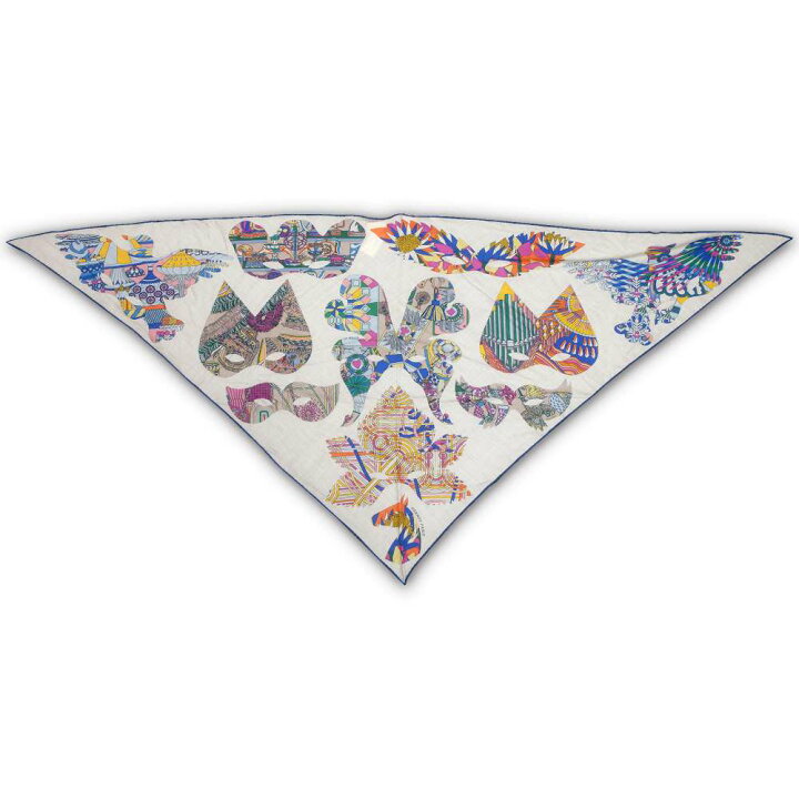 Hermesトライアングル ジェアンバル・ドゥ・ソワBal de Soie 