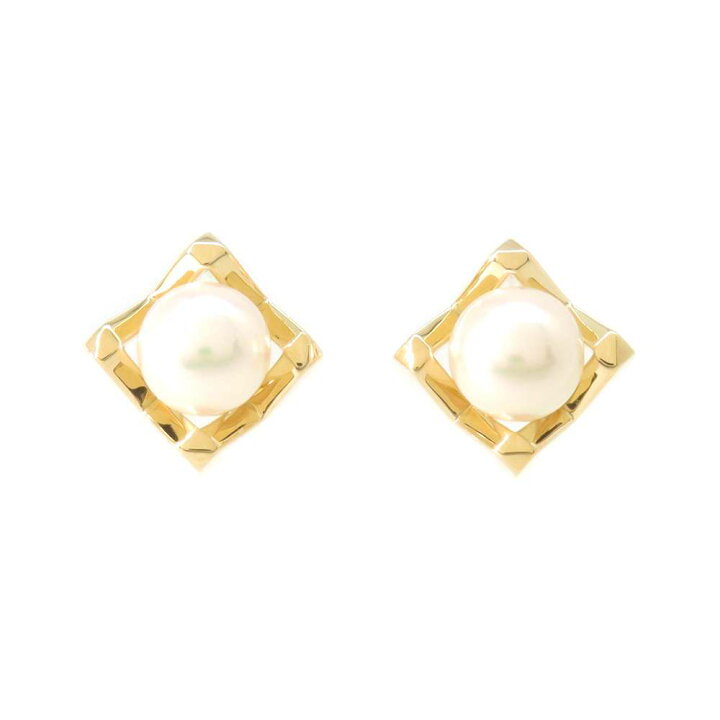 楽天市場】ミキモト ピアス M Collection あこや真珠 K18YGイエロー 