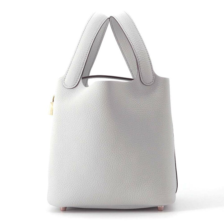 楽天市場】エルメス ハンドバッグ ピコタンロックPM ブルーペール  