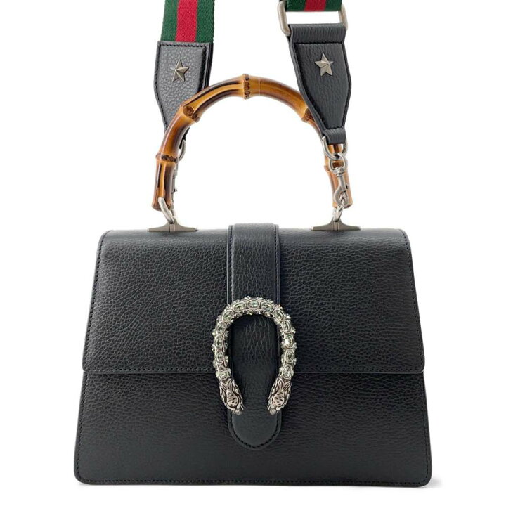 楽天市場】グッチ ハンドバッグ バンブー ディオニュソス ミディアム  