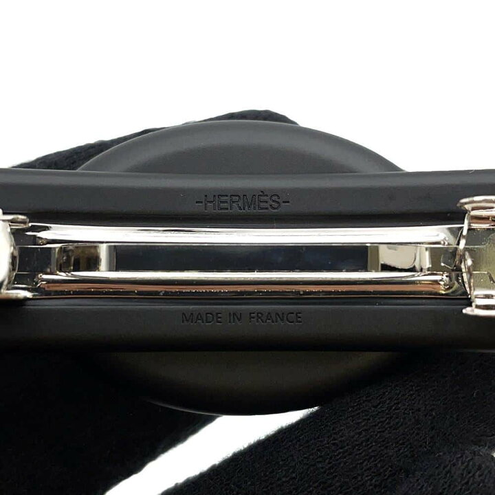 楽天市場】エルメス バレッタ トリ・マイヨンPM ブラック HERMES ヘア 