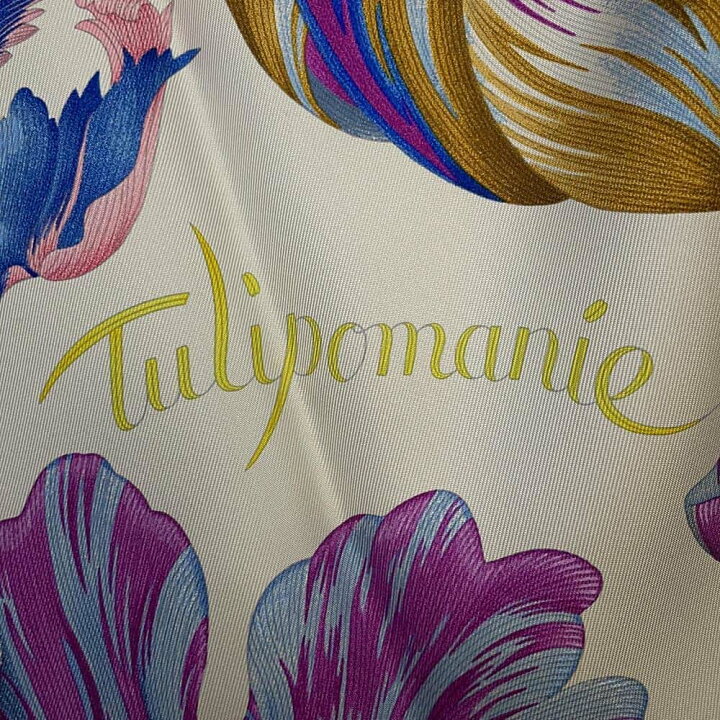 楽天市場】エルメス スカーフ カレ90 チューリップマニア Tulipomanie  