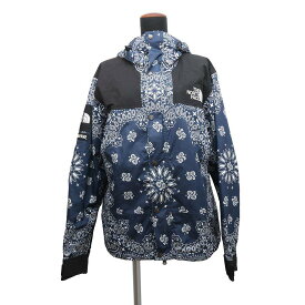 ザ ノースフェイス パーカー シュプリーム コラボ バンダナ マウンテン レディースサイズM/M THE NORTH FACE Supreme 黒 【安心保証】 【中古】 ザ ノースフェイス シュプリーム コラボ THE NORTH FACE Supreme