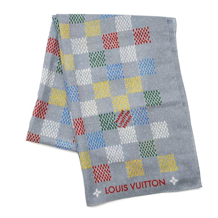 楽天市場】ルイヴィトン ストール LV バーズ ダミエ デニム コットン  