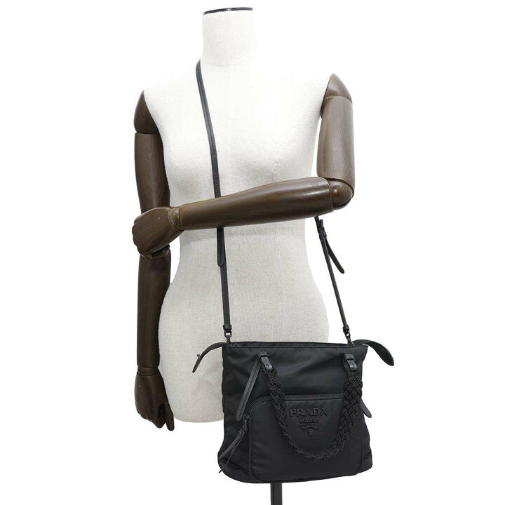 楽天市場】プラダ ハンドバッグ ナイロン 1BA207 PRADA 2wayバッグ 黒 