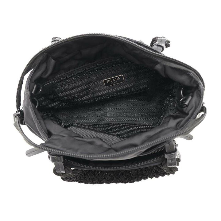 楽天市場】プラダ ハンドバッグ ナイロン 1BA207 PRADA 2wayバッグ 黒 