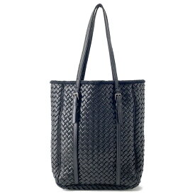 ボッテガヴェネタ トートバッグ イントレチャート レザー BOTTEGA VENETA バッグ 黒 【安心保証】 【中古】 ボッテガヴェネタ バッグ ボッテガヴェネタ BOTTEGA VENETA BAG