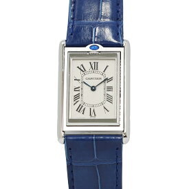 カルティエ タンク バスキュラント LM W1011355 Cartier 腕時計 シルバー文字盤 【安心保証】 【中古】 カルティエ タンク バスキュラント Cartier カルティエ 中古