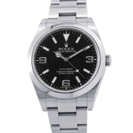 ロレックス エクスプローラー1 G番 214270 ROLEX 腕時計 黒文字盤 【安心保証】 【中古】 ロレックス エクスプローラー ROLEX ロレックス 中古