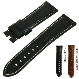 腕時計 時計ベルト パネライ PANERAI 用 時計バンド アリゲーター 本革 ワニ革 交換　TYPE PNR D ALLIGATOR タイプピーエヌアールディーアリゲーター 裏面 防水 メンズ 男性　CASSIS カシス 24mm ca-X0045339 5と0のつく日:ポイント10倍&クーポン利用で5%OFF