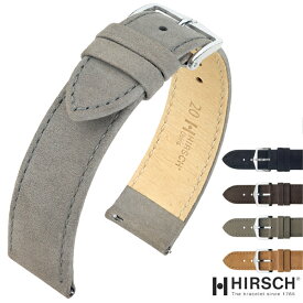 時計ベルト 腕時計ベルト メンズ バンド 交換 ウオッチ ヒルシュ HIRSCH OSIRIS Nubuck オシリスヌバック 牛革 16mm,18mm,20mm,22mm hi-03433 5と0のつく日:ポイント10倍&クーポン利用で5%OFF