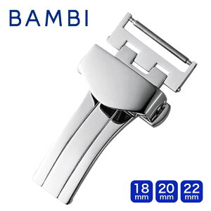 vobN obN XeXX`[ BAMBI orZS0008 BUCKLE DobN ^Ή Ή5mm܂ Vo[ 18mmA20mmA22mm ba-ZS0008 50̂:|Cg10{