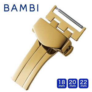 vobN obN XeXX`[ BAMBI orZG0008 BUCKLE DobN ^Ή Ή5mm܂ S[h 18mmA20mmA22mm ba-ZG0008 50̂:|Cg10{&N[|p5%OFF