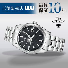 ☆☆全品 期間限定2,000円OFFクーポン配布中☆☆＼在庫処分セール中！先着1名様限り／◎ポイント10倍◎ラスト1本のみ【最長10年保証】シチズン ザ・シチズン AQ1010-54E 37mm 37ミリ メンズ 腕時計 新品 正規品 ビジネス ブラック 黒 黒色 The CITIZEN ザシチズン 送料無料